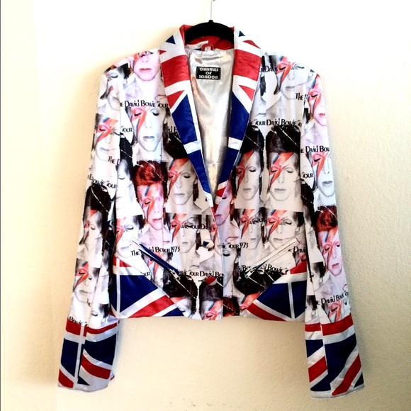 David Bowie & Union Jack! Handmade in London.