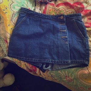 Forever 21 denim skort size small