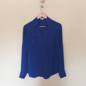 Express Portofino Shirt - Deep Blue