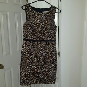 Leopard print dress