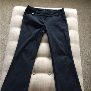 The Limited Black Pin Stripe Pants