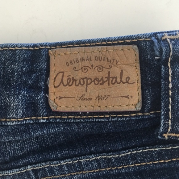 Aeropostale Denim Short Shorts Size 00 - Picture 3 of 4