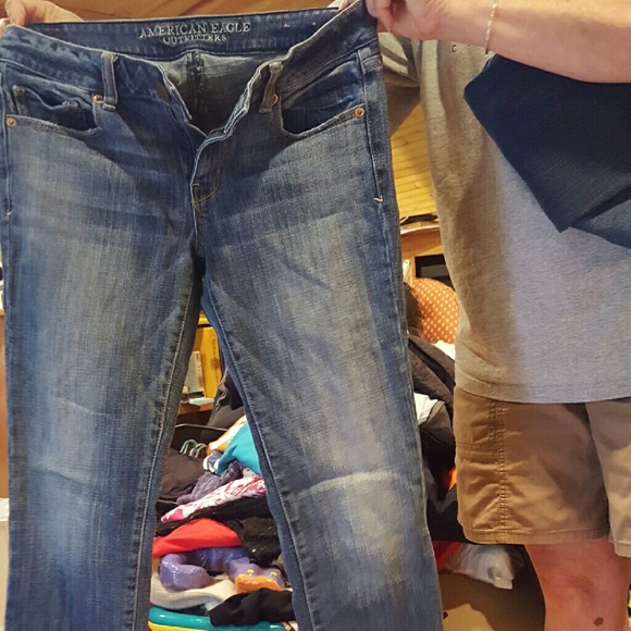 American eagle skinny stretch jeans short