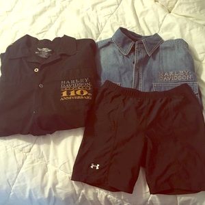 Harley Davidson under armour custom bundle