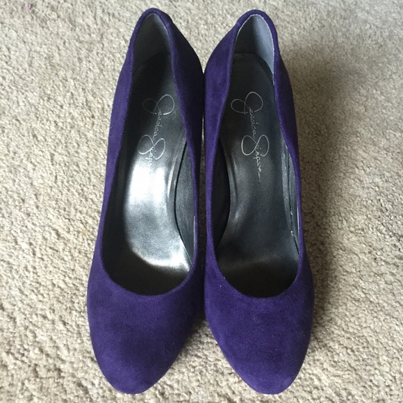 Jessica Simpson suede heels