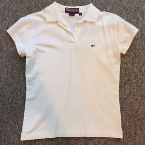 Vineyard Vines White Polo Shirt