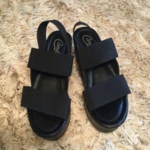 Black sandals