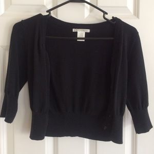 Half sleeve crop cardigan