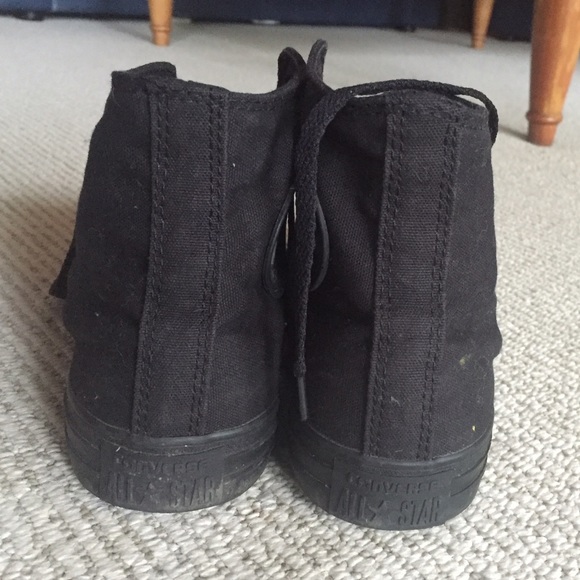 Black High Top Converse - Picture 4 of 4