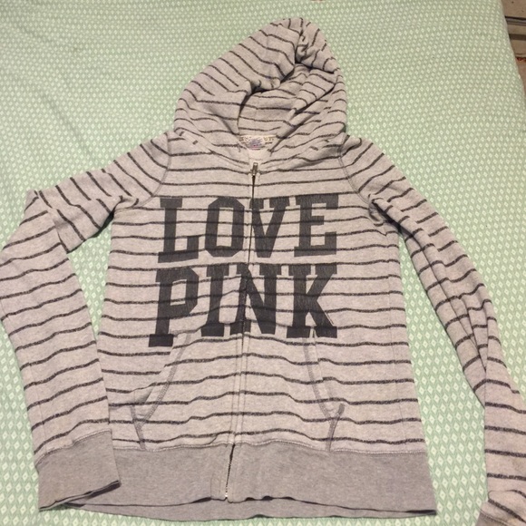 Pink zip hoodie