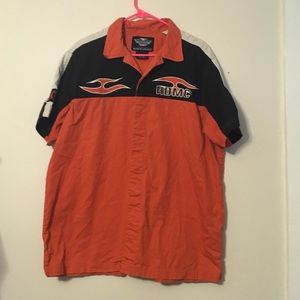 Men's Harley Davidson uniform shirt.