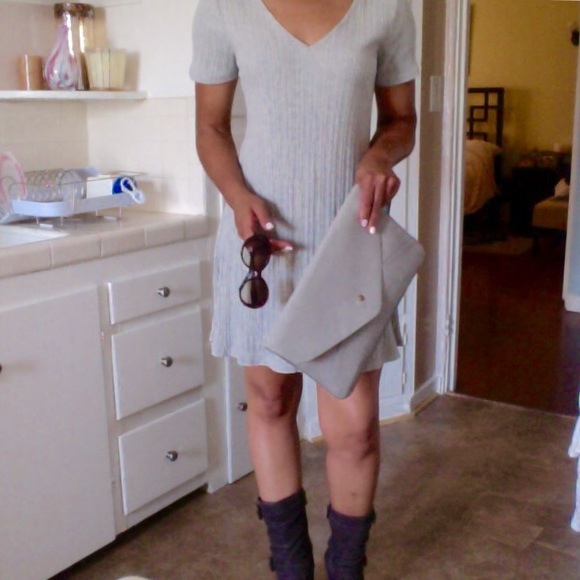 NEW w/tag Sweater Dress by Very J in Heather Grey