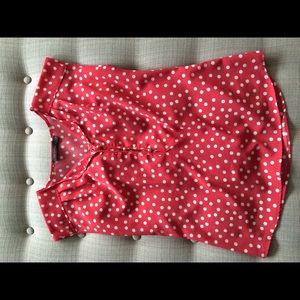 Red Polka Dot Top