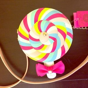 Betsy Johnson NWT Lollipop Bag Kitschy Retro Candy