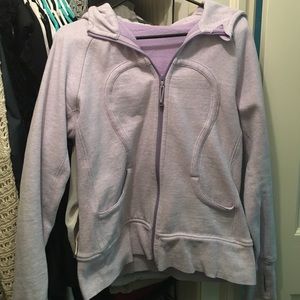 Purple,  gently worn, Lululemon sweatshirt