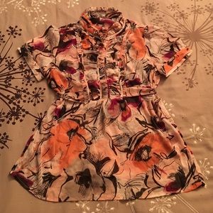 NY & Co sheer blouse