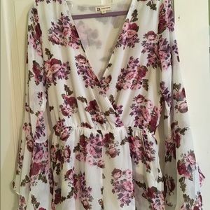 Floral Romper- size large