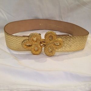 Vintage Motion East Gold Belt