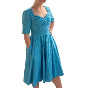 Havana cotton poplin dress