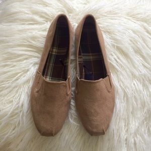 Faux Suede Loafers