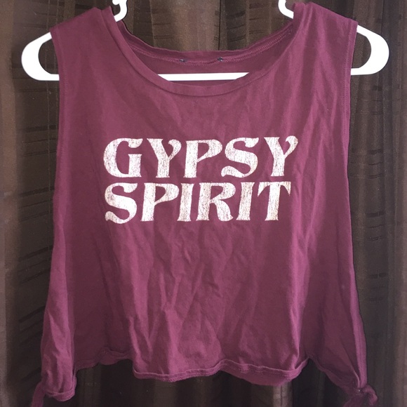 "Gypsy spirit" tank crop top