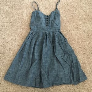 Blue sweetheart strapped summer dress!