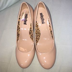 Nude heels from dsw