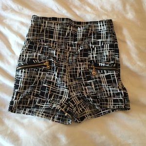 High Waisted Fancy Shorts