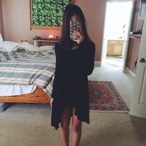 💙 Kimchi Blue Long Sleeve Black Dress 💙