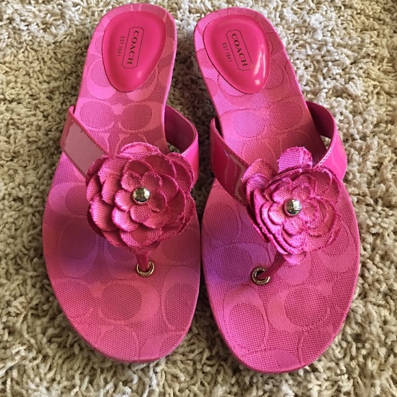 Coach Flip Flops