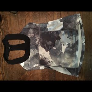 Lululemon grey tie dye thick strapped tank