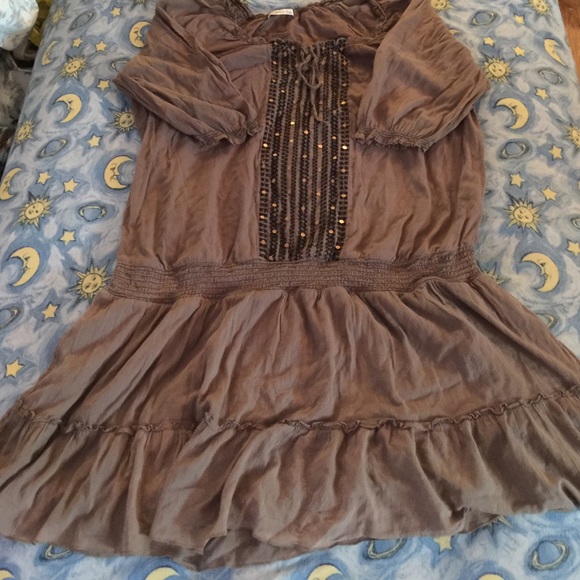 EUC Old Navy brown sequined dress 3x