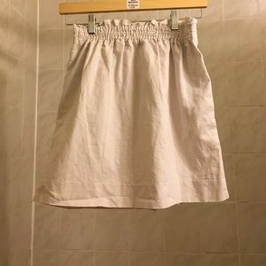 Jcrew linen skirt