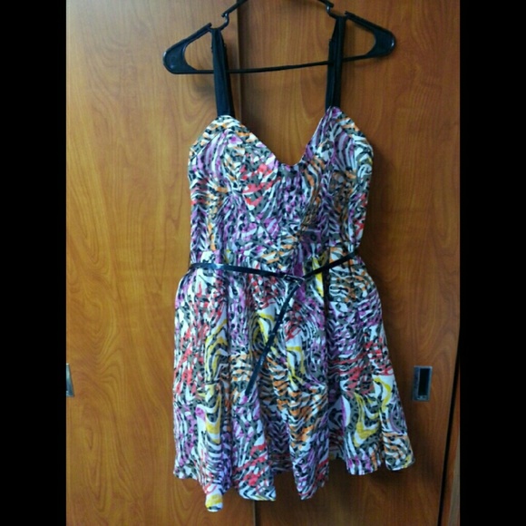 Patterned Short Dress
