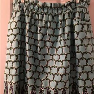 Lilly Pulitzer tassel print skirt