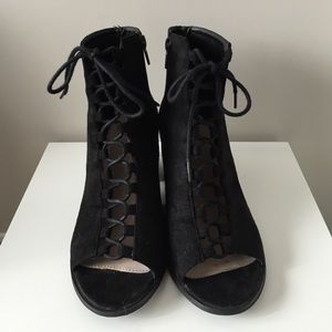Public Desire lace up booties / ON HOLD