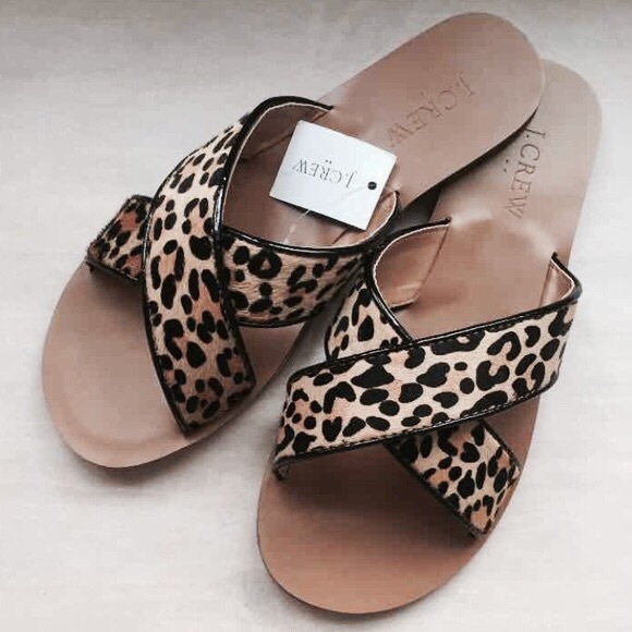 Price drop!❤️J. Crew Calf Hair Sandals - Picture 2 of 2