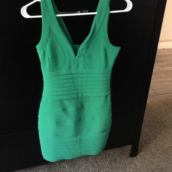 Tobi green bandage dress