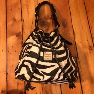 Dooney & Bourke Zebra Drawstring bag
