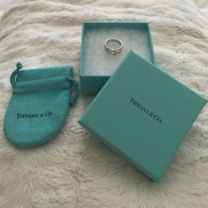 Authentic Tiffany & Co. Triple Heart Ring