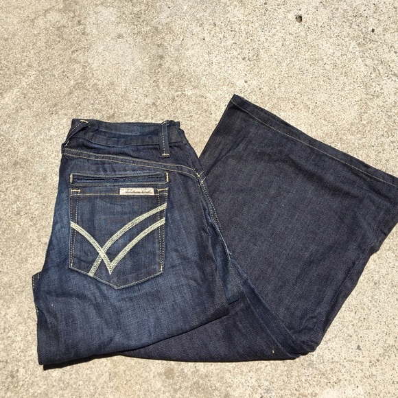 William Rast, wide leg trouser jeans