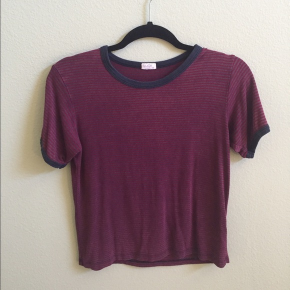 BRANDY MELVILLE STRIPED CROP TOP