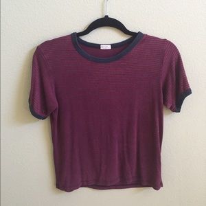 BRANDY MELVILLE STRIPED CROP TOP