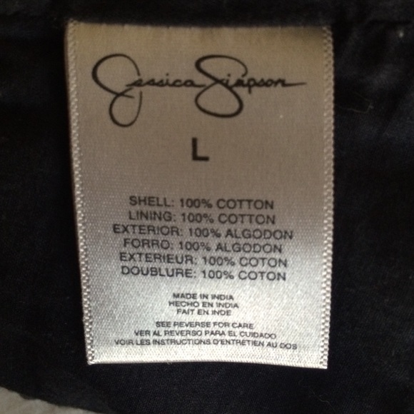 Jessica Simpson Rose Floral Bustier Black & Red L - Picture 3 of 3