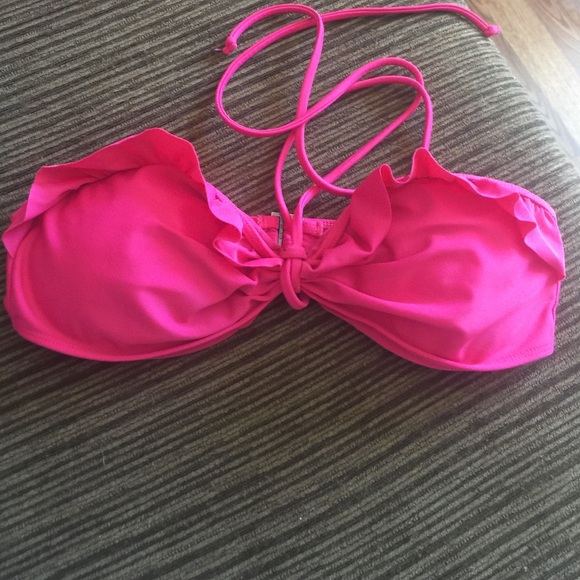 Pink swim top