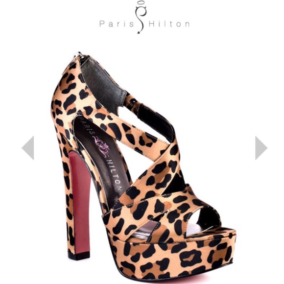 Paris Hilton Leopard Heel