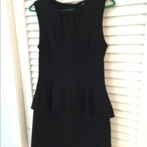H&M Black Peplum Dress