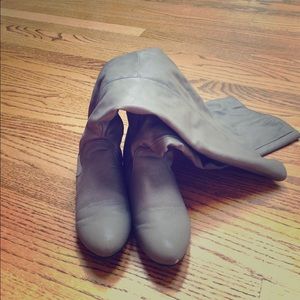 To the knee gray pacsun boots