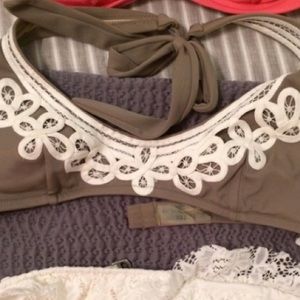 Brown and lace Victoria's secret bikini