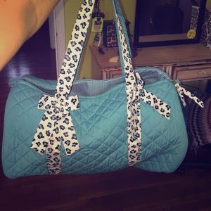 🔴SALE🔴Blue printed duffel bag💙